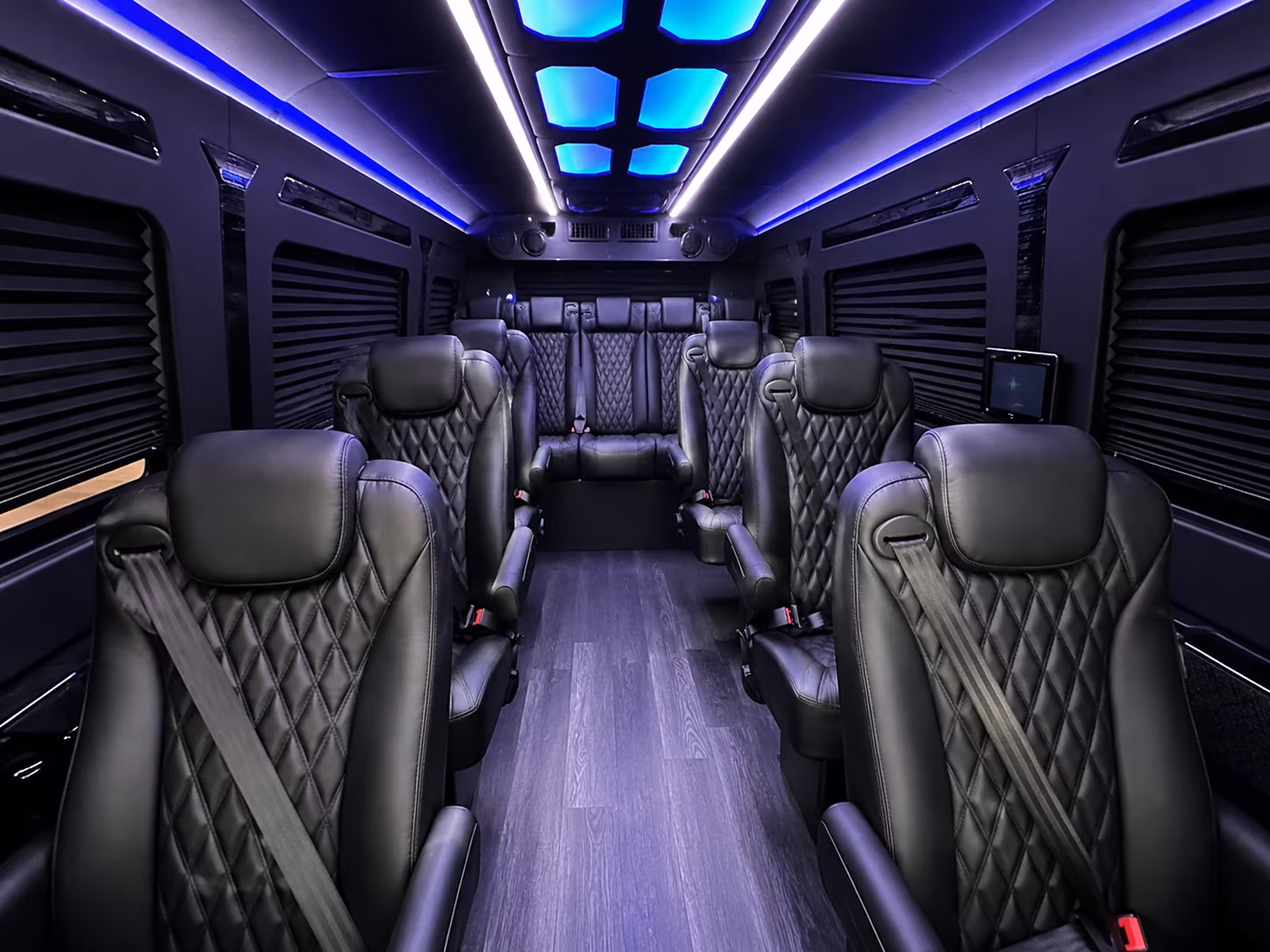 boston 10 passenger sprinter van inside