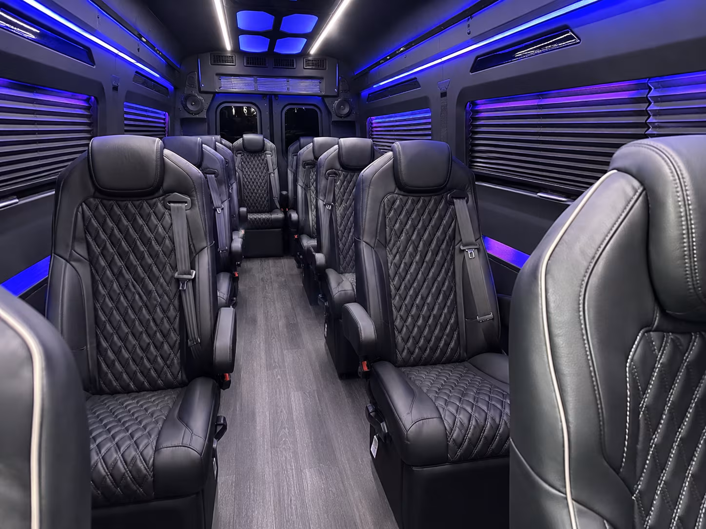 boston 10 passenger sprinter van interior