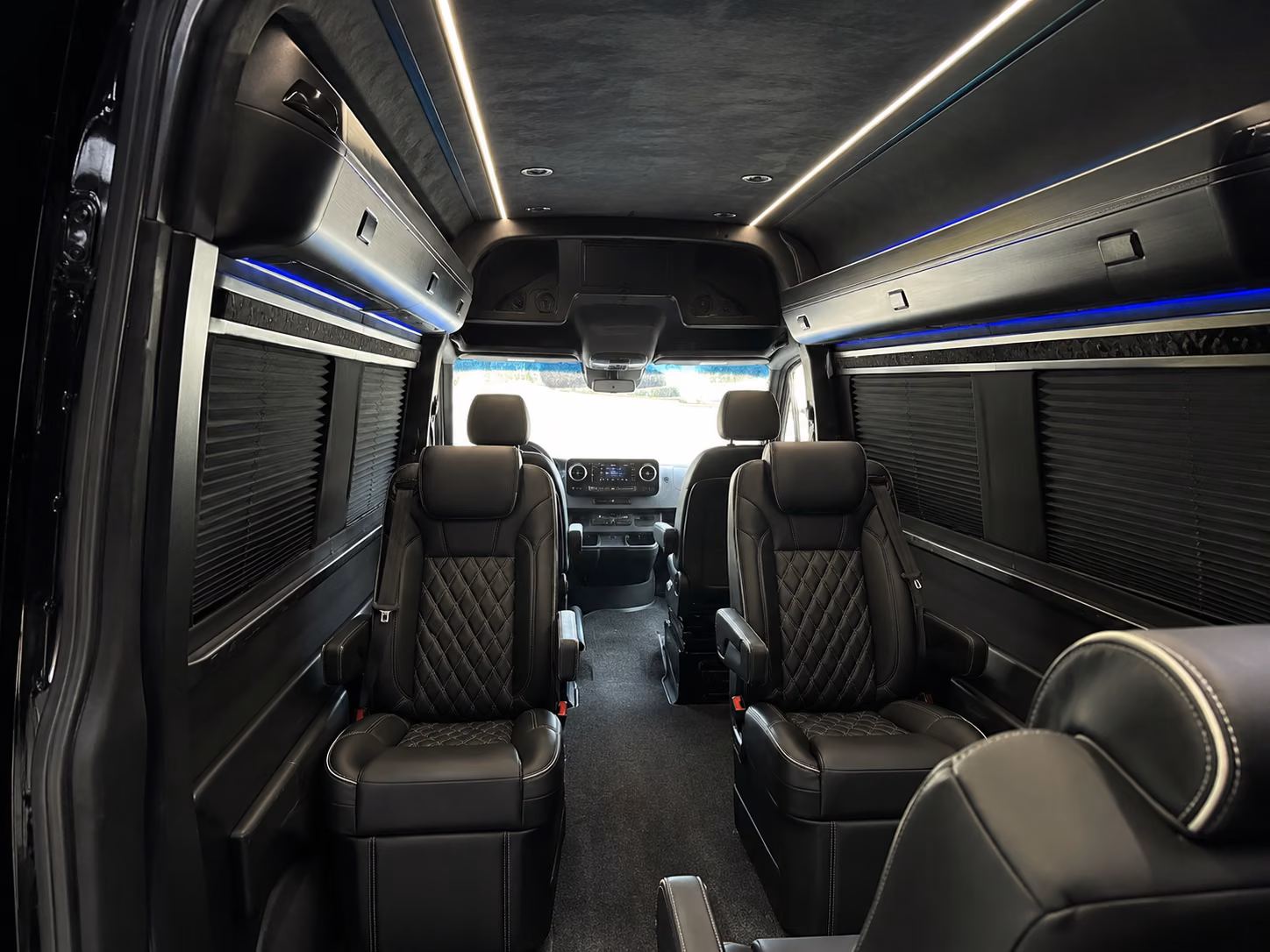 boston 12 passenger sprinter van inside
