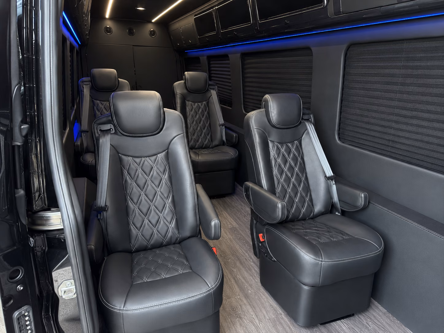 boston 15 passenger sprinter van inside