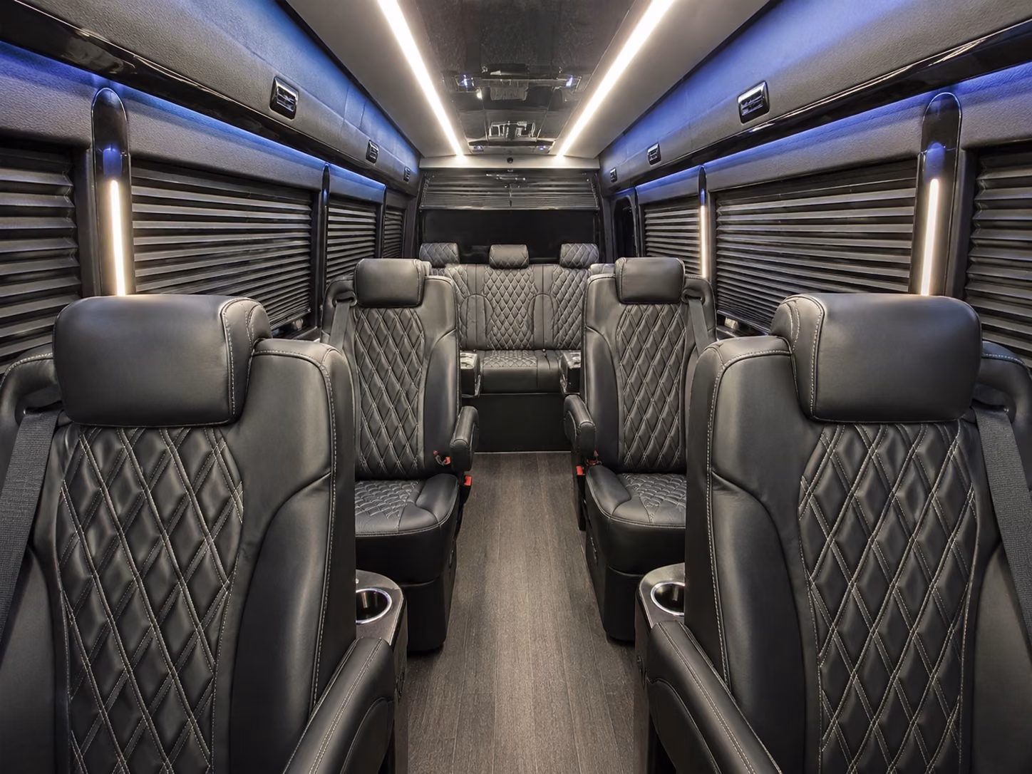 boston 18 passenger sprinter van interior