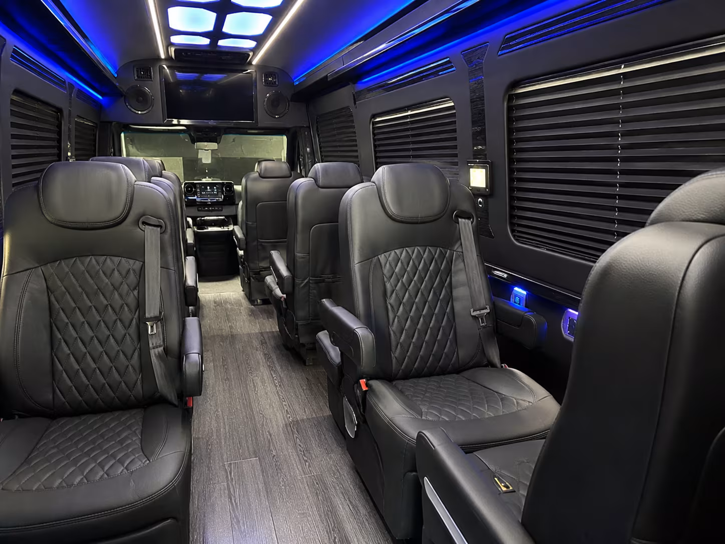 boston 8 passenger sprinter van inside