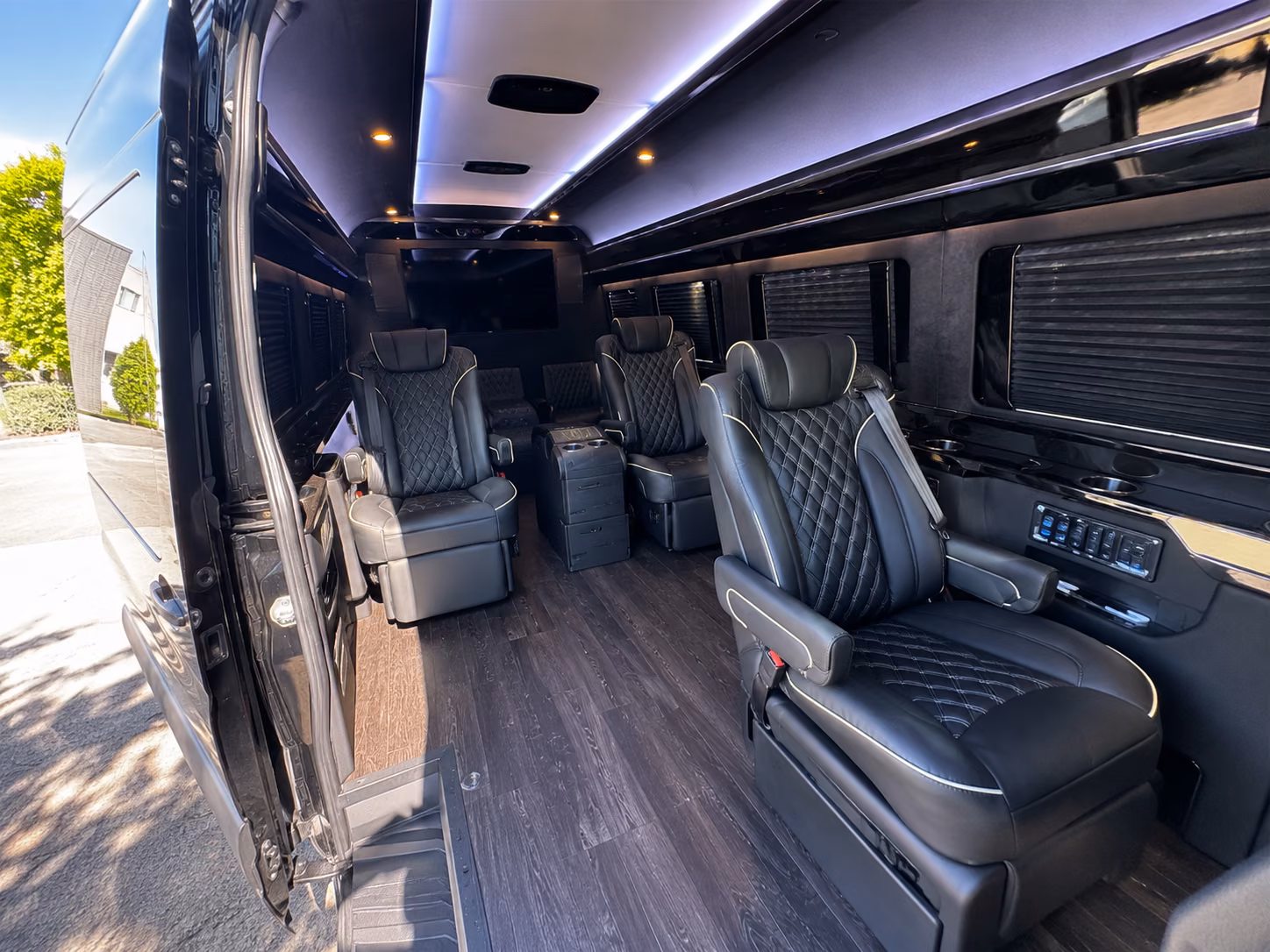 boston 8 passenger sprinter van interior