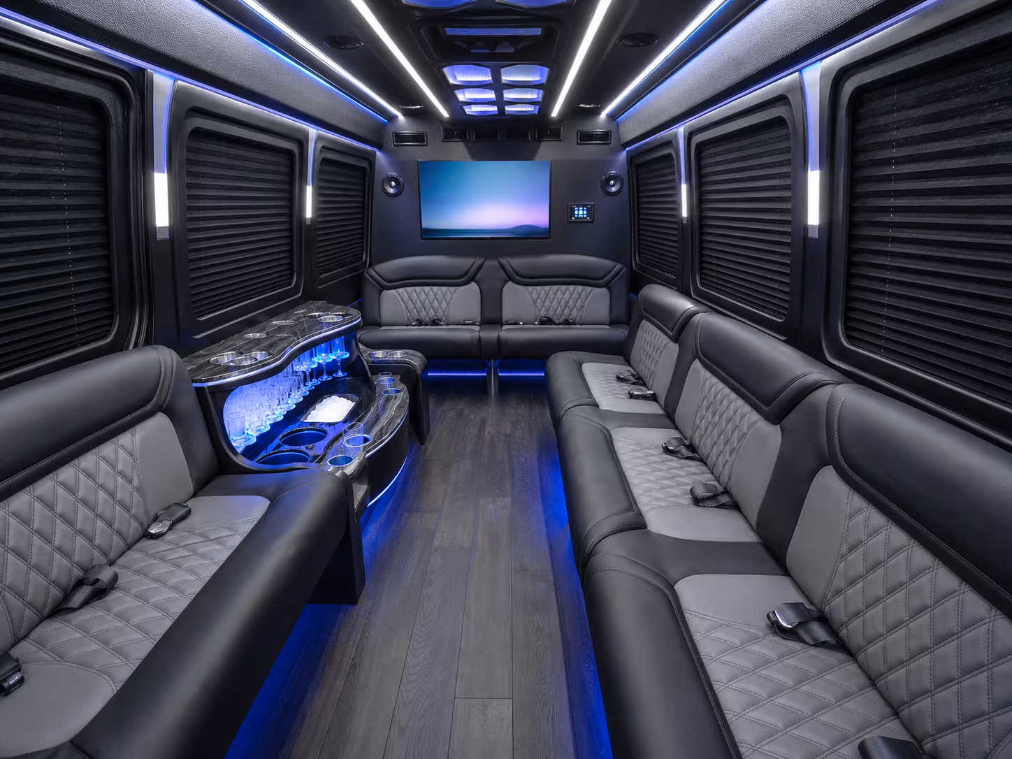 boston sprinter limousine inside