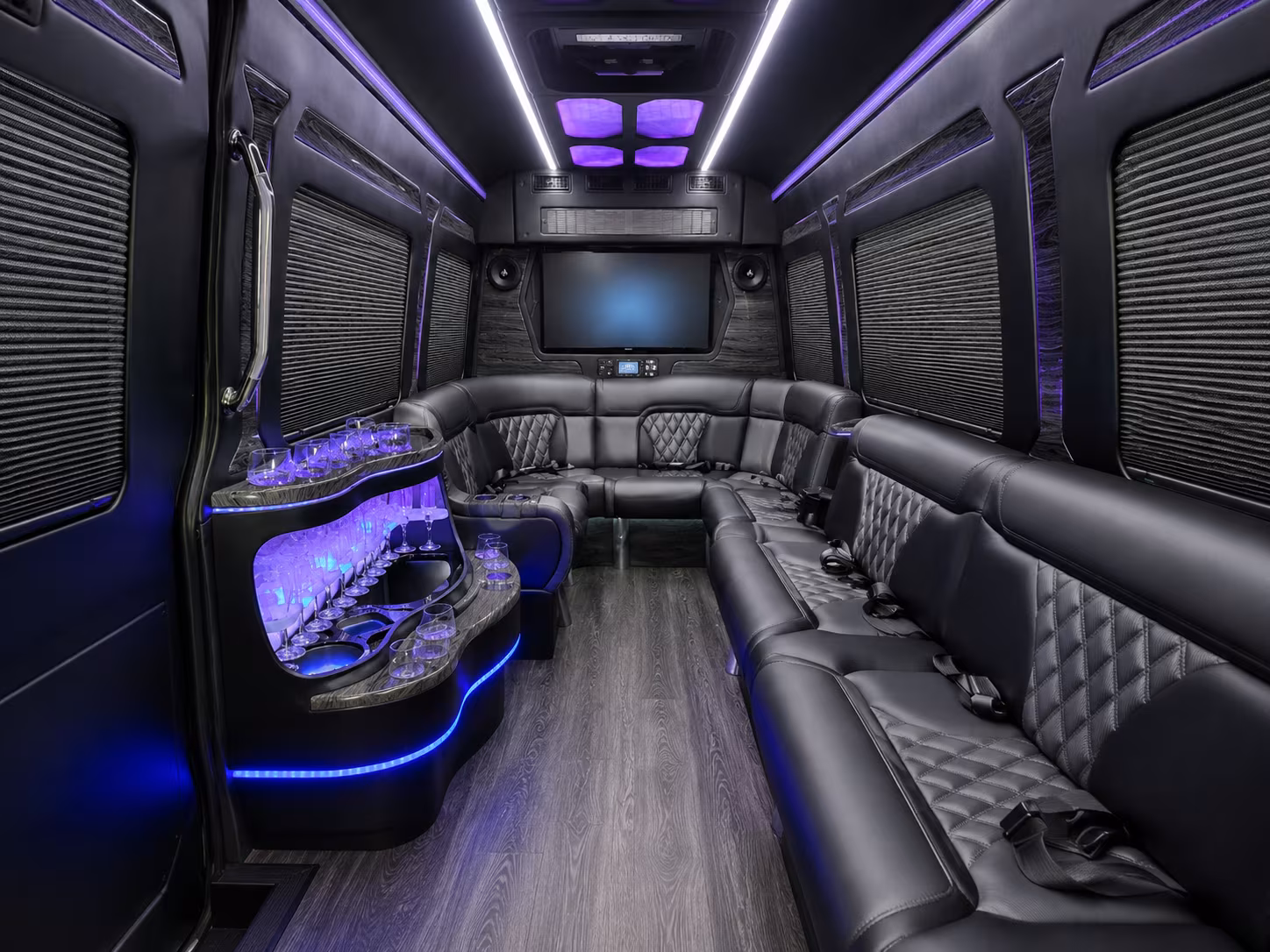 boston sprinter limousine interior